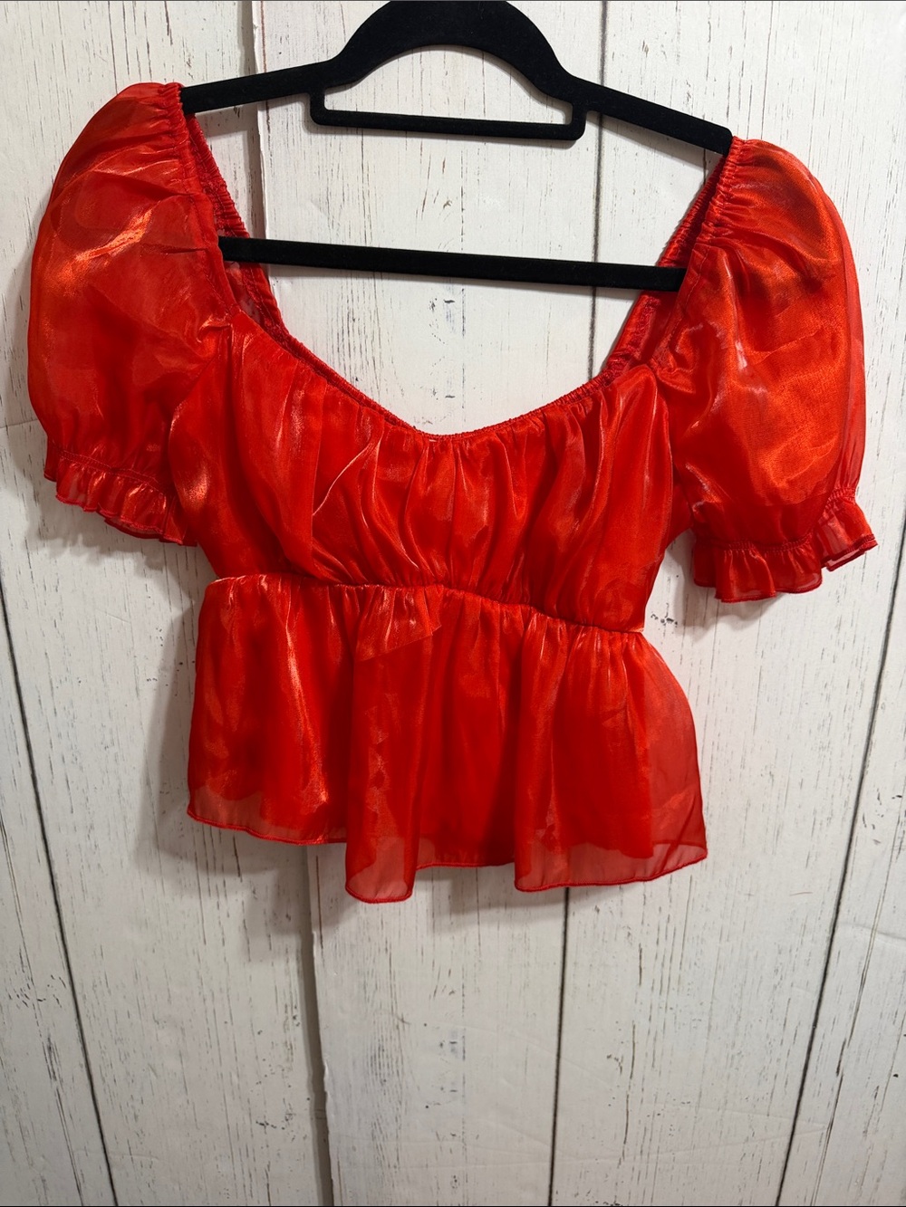Thirty/Thirty Puff Sleeve Blouse